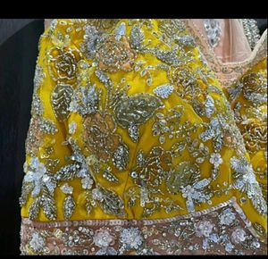 Yellow And Green Lehnga