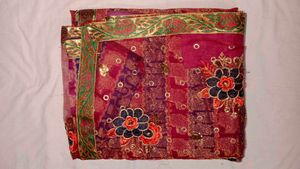 Elegant Embroidered Saree