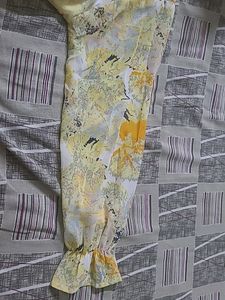 Printed Top With Pretty Sleeves Design