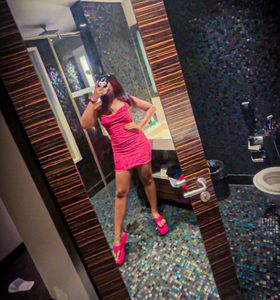 Hot Pink Bodycon Mini Dress