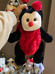 Ladybug Plush Backpack