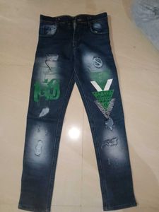 Boys Distressed Denim Jeans