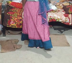 💥 Price Drop💥Pink Ethnic Skirt top with dupatta