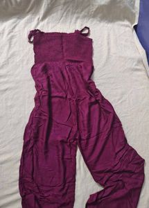 Maroon Jumpsuit