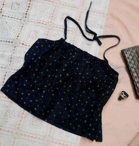 Cute Black Star Cami Top