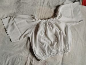 Elegant White Top And Bottom