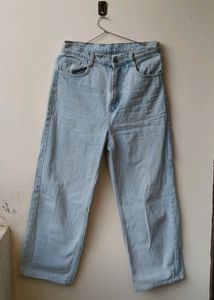 Light Blue Wide Leg Jeans