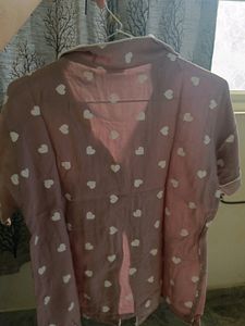 Night Suit Pink Size S