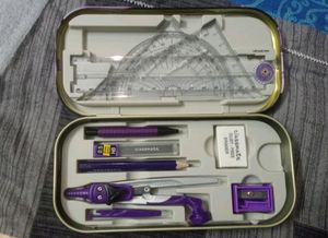Classmate Geometry Box (Purple)-- Pack Of 2