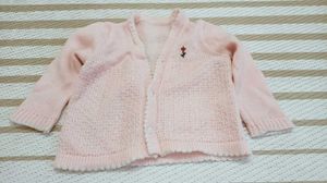 🧶 Kids Woolen Sweaters – Pink &amp; Green (0–2 Years)