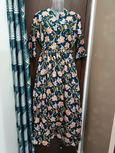 floral gown party wear