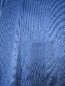 Blue Collared Knit Sweater