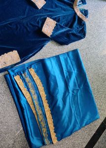 Velvet Kurta Set