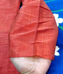 Manyavar Red Ethnic Kurta Set
