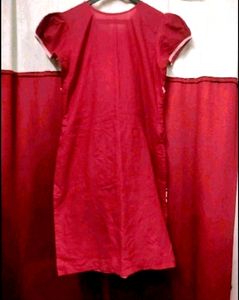 Maroon Embroidered Kurti ❤️