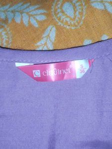 Lavender Straight Kurta