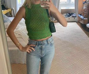 Zara Green Knit Vest
