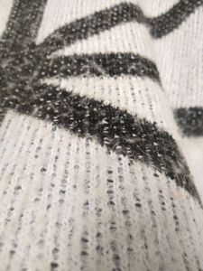 Knitted Black And White Sweater