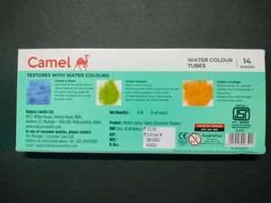 Camel Water Colour - 14 Shades, 5 ml