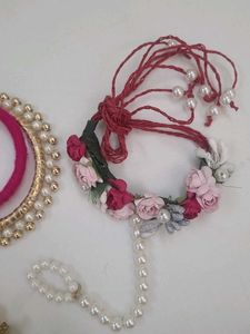 fancy bangle n hathful set