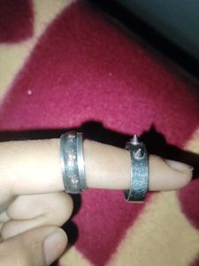 Unique Silver Tone Ring