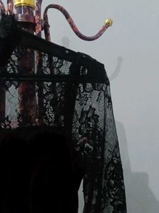 Elegant Velvet &amp; Lace Dress