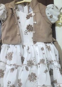 Girls Floral Dress with Jacket