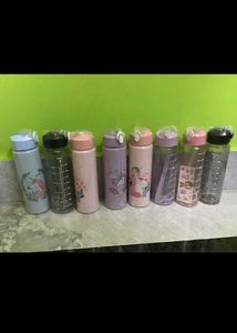 Plastic gym bottle 1 liter (Set of 2)