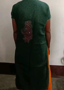 Green Festive Kurta