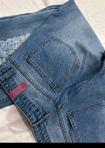 Distressed Denim Jeans