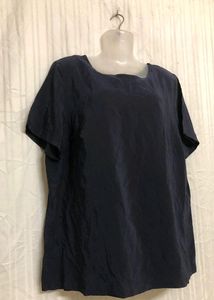 Blue Short Sleeve Top