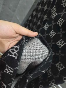 Patterned Black Pants