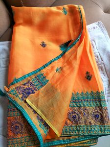 Orange Saree
