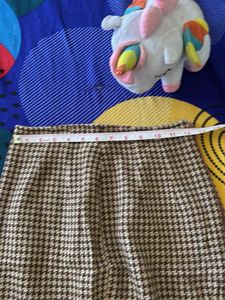 Houndstooth Mini Skirt