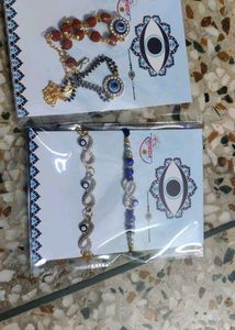 Evil Eye Rakhi For Bhai &amp; Bhabi With Surprise Gift