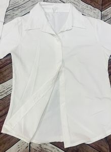 White Formal Shirt for Girls