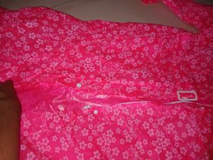 Pink Floral Saree