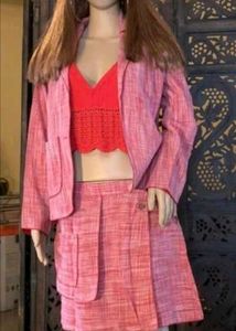 Linen Cotton Blazer New With Tag