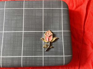 Clutch with Rose Detail
