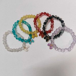 Bow Charm Beaded Bracelets