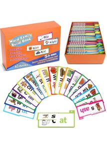 Word Family Build Book - Educational Phonics Kit