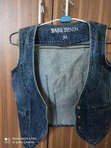 Bare Denim Waistcoat