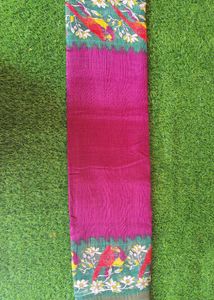 Colorful Parrot Motif Sarees - Set Of 5