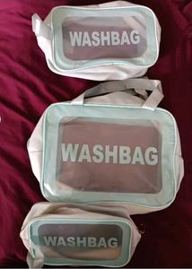 Washbag Set of 3/ Mackup Bag