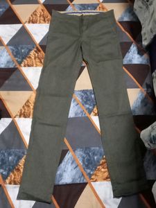 Boys Olive Colour Casual Jeans