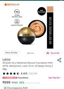 Lakme Mousse Foundation..