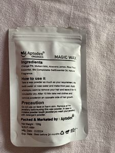 Organic Hair Removal Powder Wax With Spatula