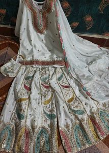 Embroidered Salwar Kameez with parsh and Dupatta