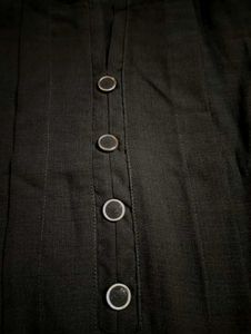 Black Kurti with Bell Sleeves