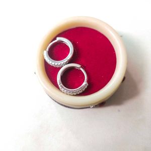 925 Sterling Silver Double Line Earrings 1 pair